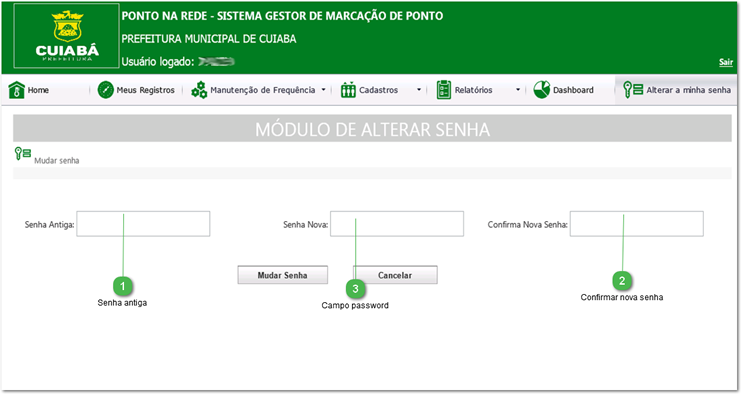Logando pela primeira vez